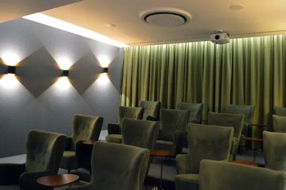 Want to watch a movie in the Cinema Room?