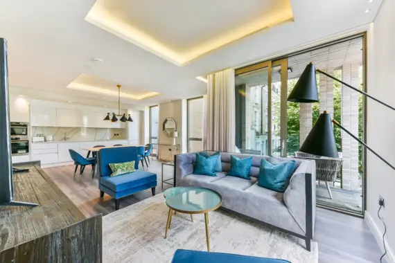 Bright and airy living area with a refreshing and welcoming atmosphere