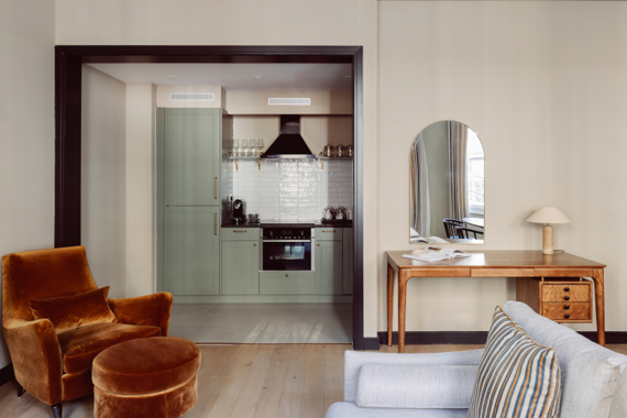 Concept One Bedroom - Open-plan kitchen with a spacious layout