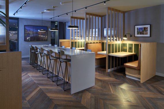 Co-working area in Kings Cross