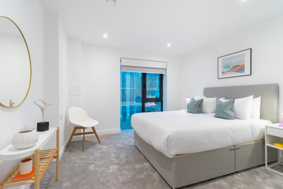 Spacious and comfortable double bedroom