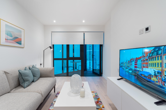 Modern and spacious living area