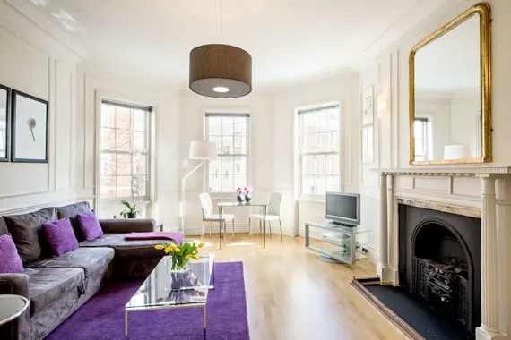 A modern and comfortable open plan living and dining area