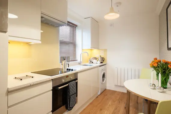 Delightful decor in a Chiltern Street kitchen