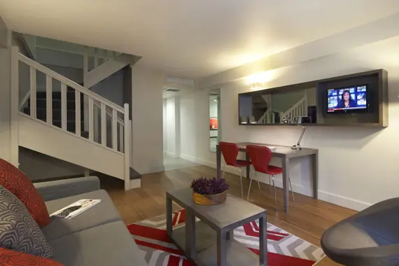 A spacious living area