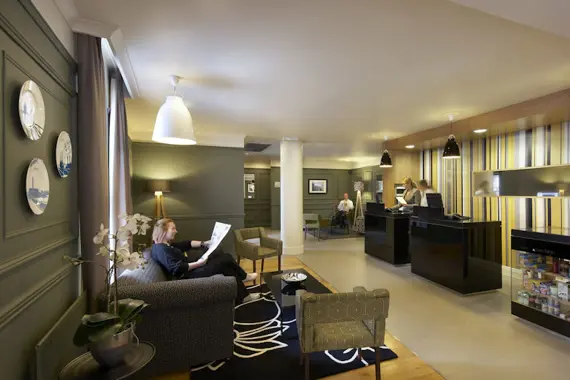 A communal space at Citadines South Kensington