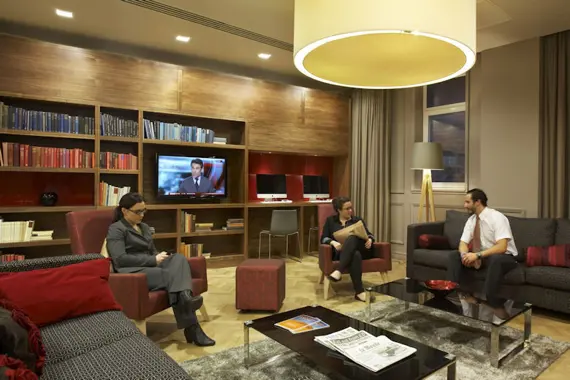 A relaxing communal area