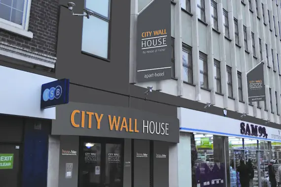 City Wall House has a fantastic location
