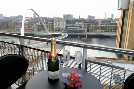 River view for Baltic Quays Apartments