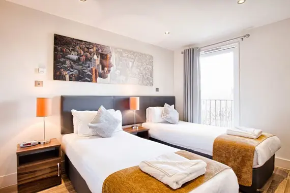 Twin bedroom apartments are available upon request