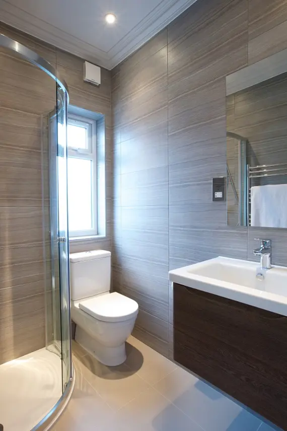 A modern Fulham Riverside bathroom