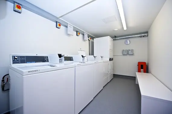 The laundry room