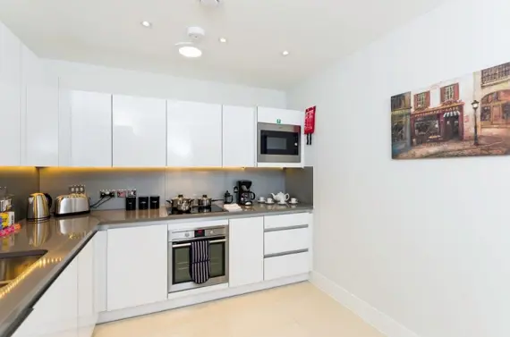 A bright and light kitchen