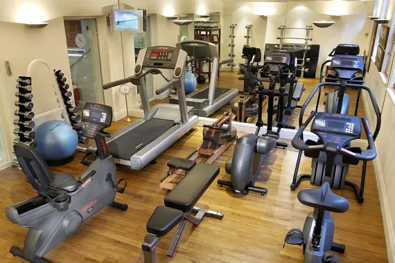 The well equipped gym