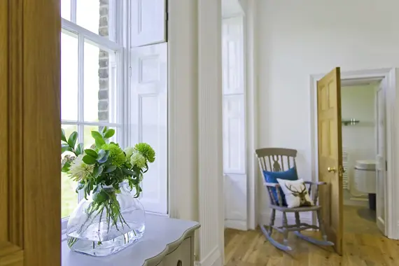 A beautiful potential reading space in the Upper Garden Suite