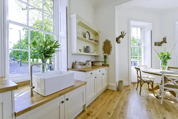 A beautiful, homely kitchen in the Upper Garden Suite