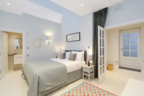 A lavish bedroom with en-suite in a three bedroom standard apartment