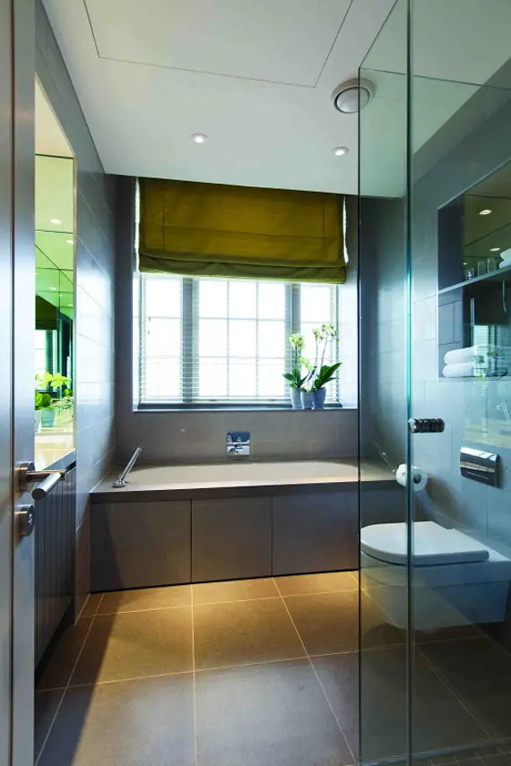 A gorgeous, modern bathroom
