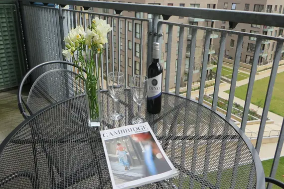 A great little balcony... perfect for relaxing on after a long day