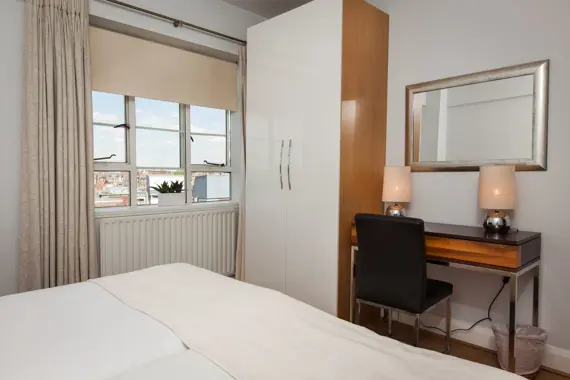 The two bedroom apartments have good storage